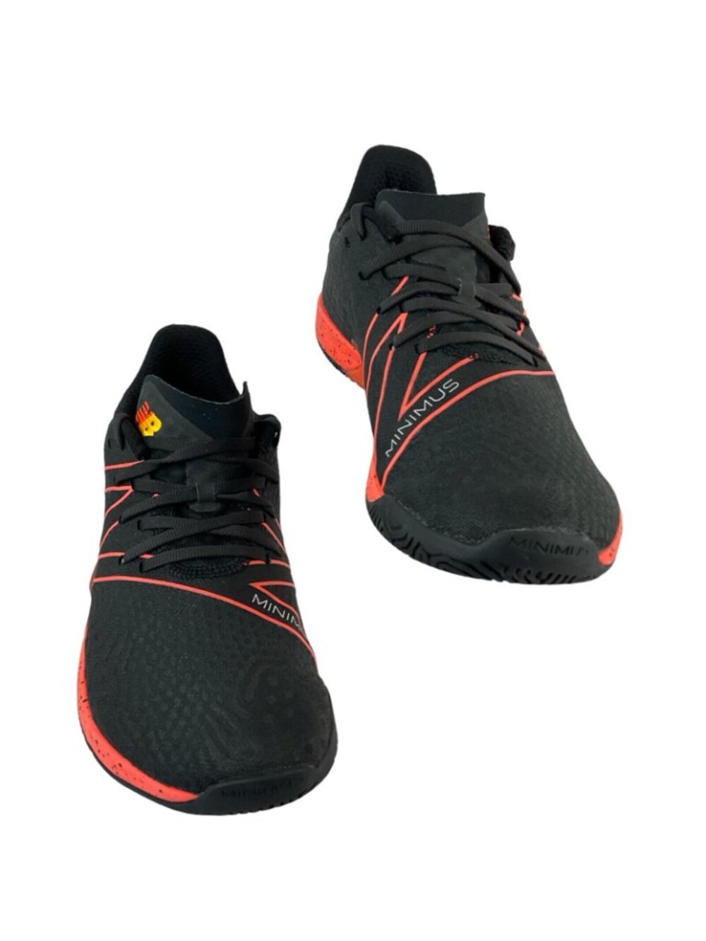 New Balance Shoes Mens Sz 8.5 Minimus TR BOA Training Blacktop with Blaze Orange - Picture 2 of 13